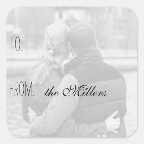 Create your own Photo Personalized Gift Tag