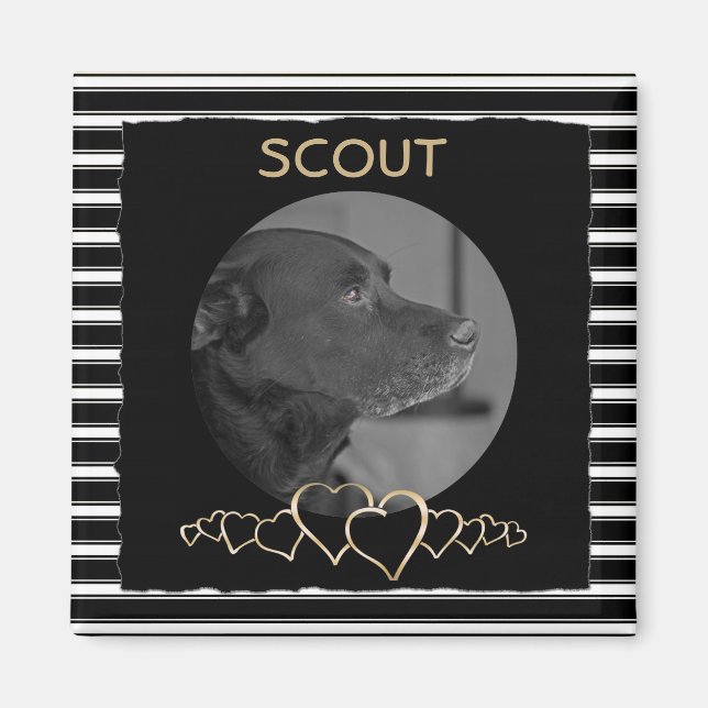 Create Your Own Photo | Personalized Pet Keepsake Magnet (Front)