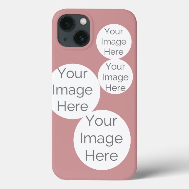 create your own photo phone case pink 11pro (Back)