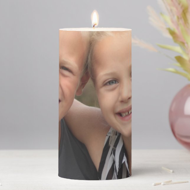 Create Your Own Photo  Pillar Candle (In Situ)