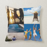 Create Your Own Photo Pillow<br><div class="desc">This template allows you to create a personalized pillow with 4 photos on one side and 1 large photo on the other side. Make a great personalized pillow out of your Instagram photos! Designed for any square photographs.Crop your photos into a square shape of at least 300 DPI resolution to...</div>