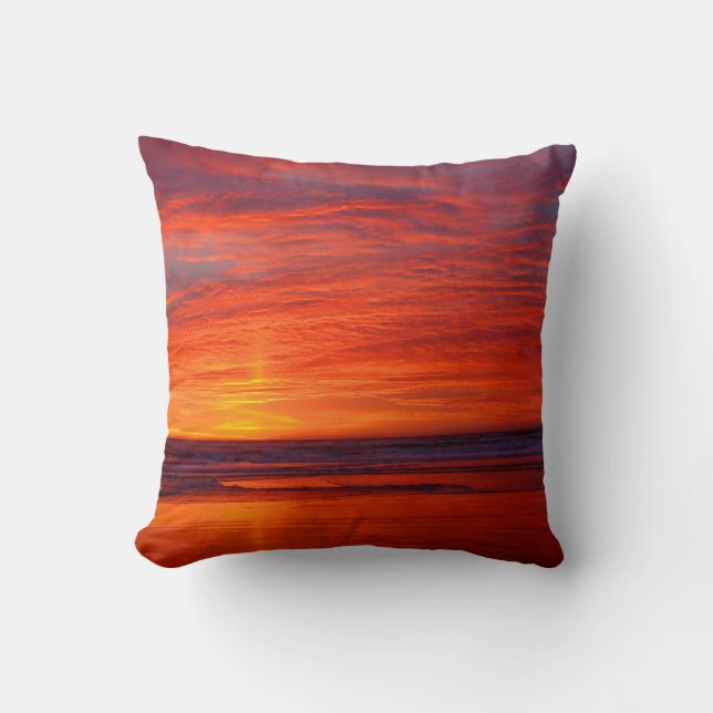 Create Your Own Photo Pillow - Beautiful Sunset (Front)