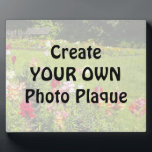 Create Your Own Photo Plaque<br><div class="desc">Just Click the Customize button and add your own photo (change image) remove text and Add your own if you desire.</div>