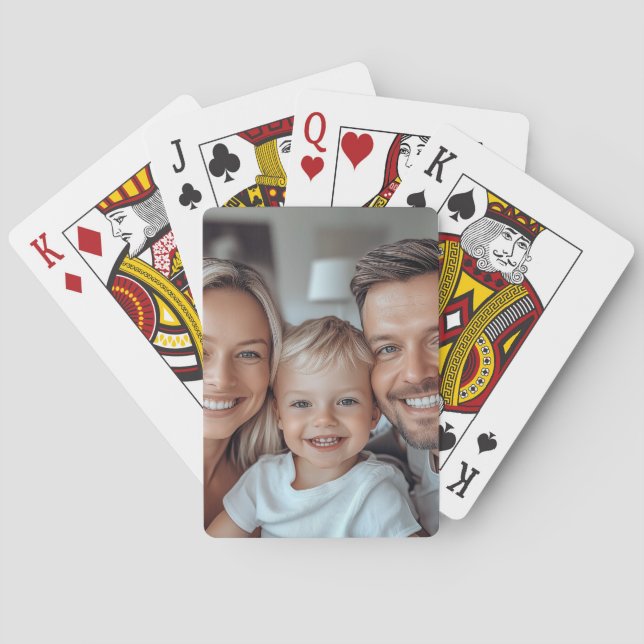 Create Your Own Photo Poker Cards (Back)