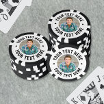 Create your Own Photo Poker Chips<br><div class="desc">Personalized Photo Poker Chip. This custom poker chip features your photo printed right on the front in a clean circular layout, with space for short text above and below the image. Add a name, date, team slogan, or a fun message to make it personal. It works with anything from a...</div>