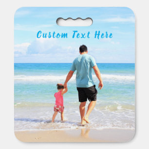 Create Your Own Photo Seat Cushion Custom Text