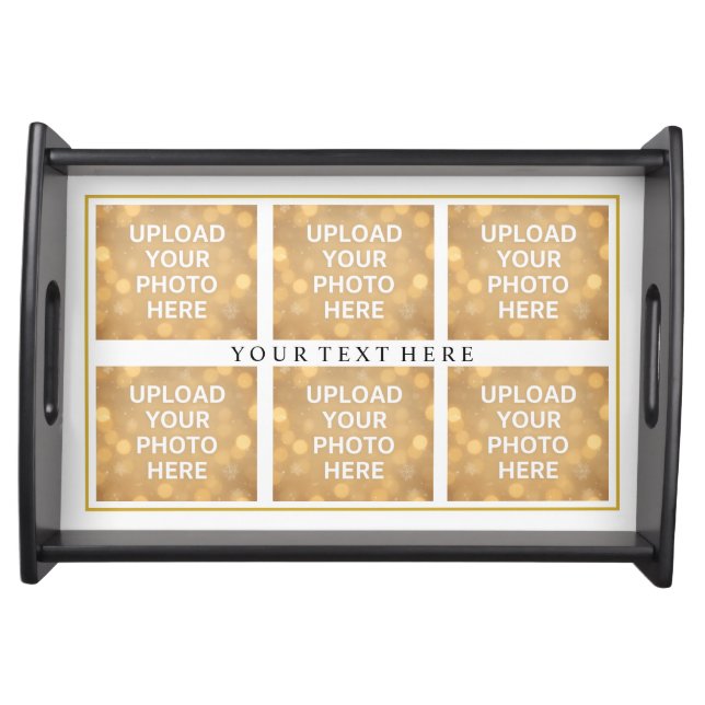 Create Your own Photo  Serving Tray (Front)
