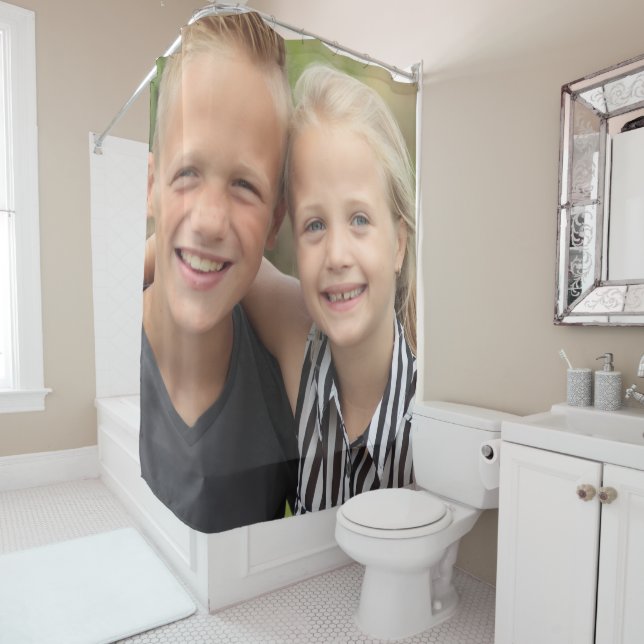 Create Your Own Photo  Shower Curtain (In Situ)