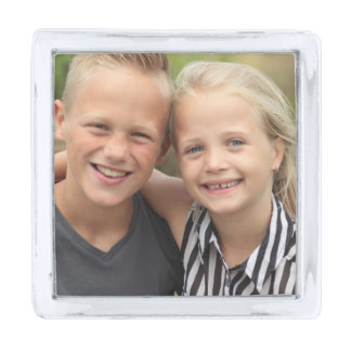 Create Your Own Photo Silver Finish Lapel Pin