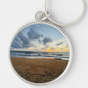 Create Your Own Photo Simple Modern sun rice Keychain