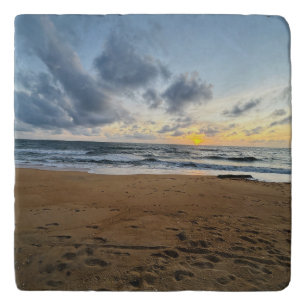Create Your Own Photo Simple Modern sun rice Trivet