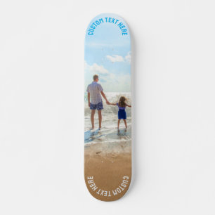 Create Your Own Photo Skateboard with Custom Text