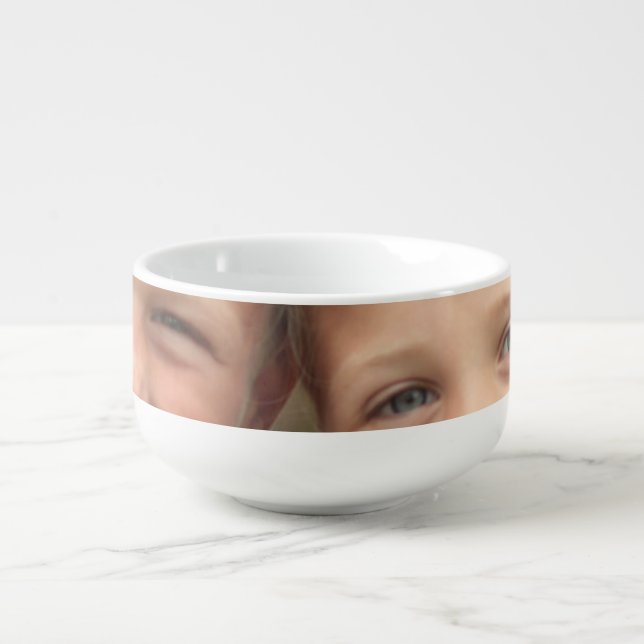 Create Your Own Photo  Soup Mug (Front)