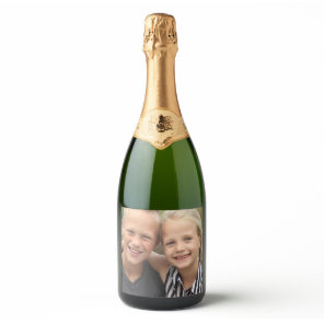 Create your own photo sparkling wine label