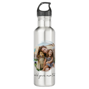 Create Your Own Photo Stainless Steel Water Bottle