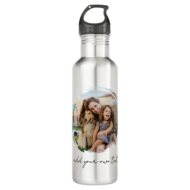 Create Your Own Photo Stainless Steel Water Bottle (Front)