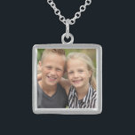 Create Your Own Photo Sterling Silver Necklace<br><div class="desc">Create Your Own Photo - Create your own creatively designed gift online with your text or photo for your family or friends - a great gift for any celebration or for yourself.</div>