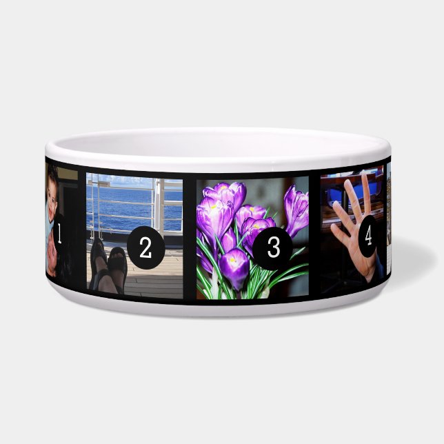 Create Your Own Photo Style 5 images Bowl (Left)