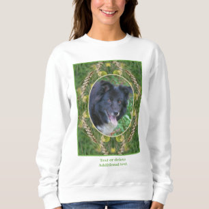 Create Your Own Photo Summer Grass Frame Sweatshirt