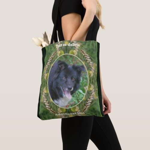 Create Your Own Photo Summer Grass Frame  Tote Bag