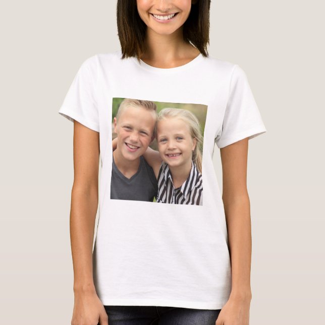 Create Your Own Photo T-Shirt (Front)