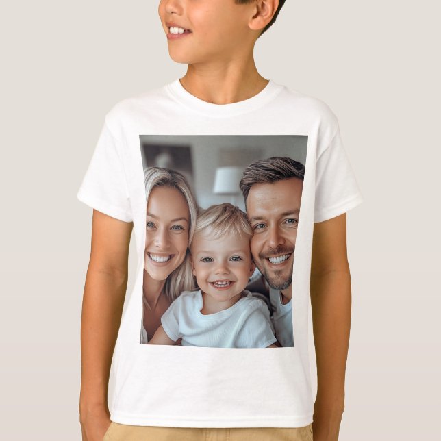 Create Your Own Photo T-Shirt (Front)
