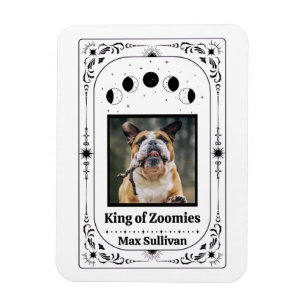 Create Your Own Photo Tarot Dog Lover Pet Keepsake Magnet