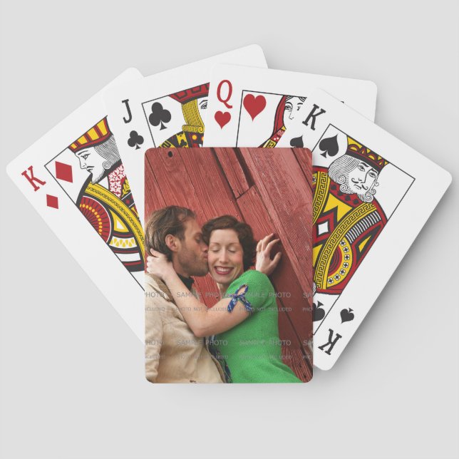 Create Your Own Photo Template Poker Cards (Back)