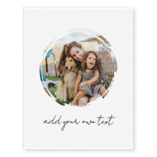 Create Your Own Photo Temporary Tattoos