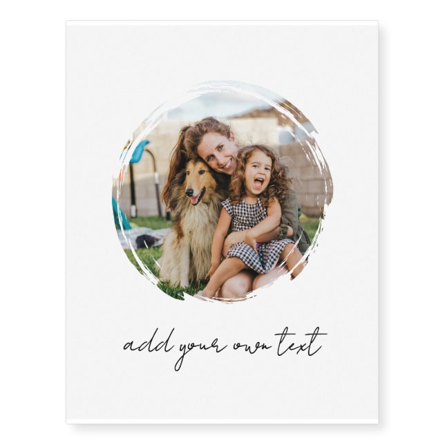 Create Your Own Photo Temporary Tattoos (Front)