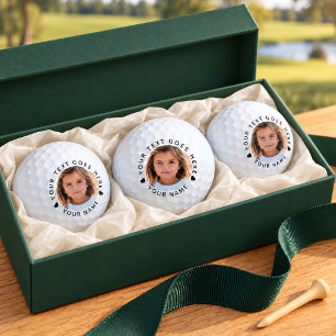 Create Your Own Photo Text and Name Golf Balls