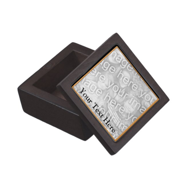 Create Your Own Photo/Text Premium Gift Box (Opened)