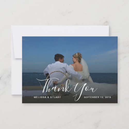Create your own photo Thank you Wedding