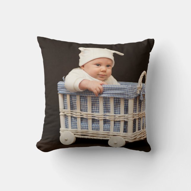 Create Your Own Photo Throw Pillow Template (Front)
