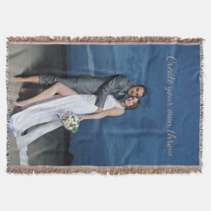 Create Your Own Photo Throw Throw Blanket