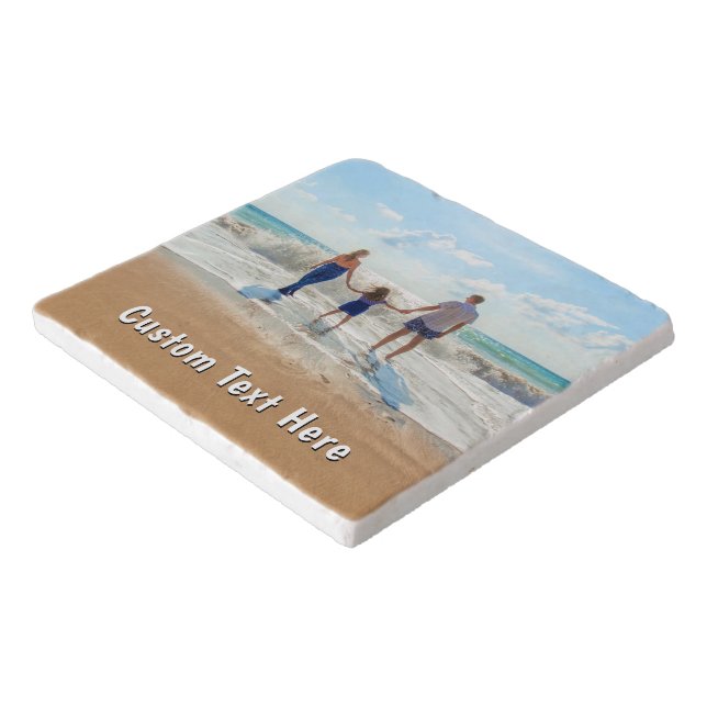 Create Your Own Photo Trivet with Custom Text (Corner)