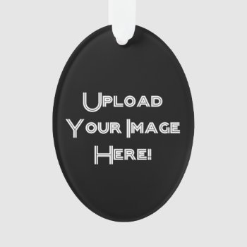 Create-your-own Photo Upload Ceramic Ornament by StyledbySeb at Zazzle