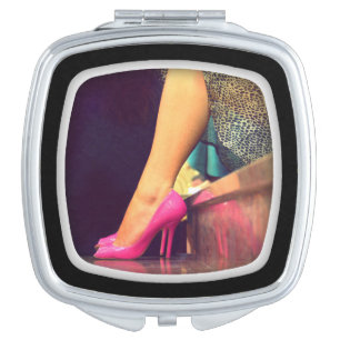 Create-Your-Own Photo Upload Compact Mirror