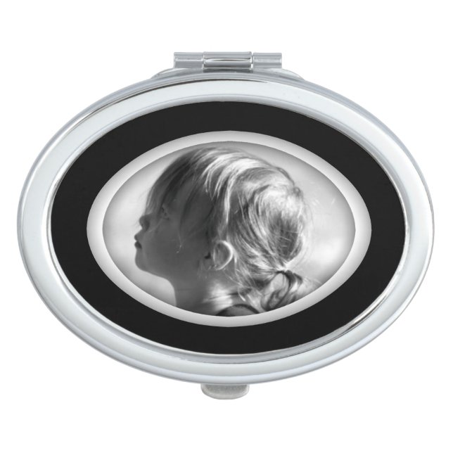 Create-Your-Own Photo Upload Compact Mirror (Front)
