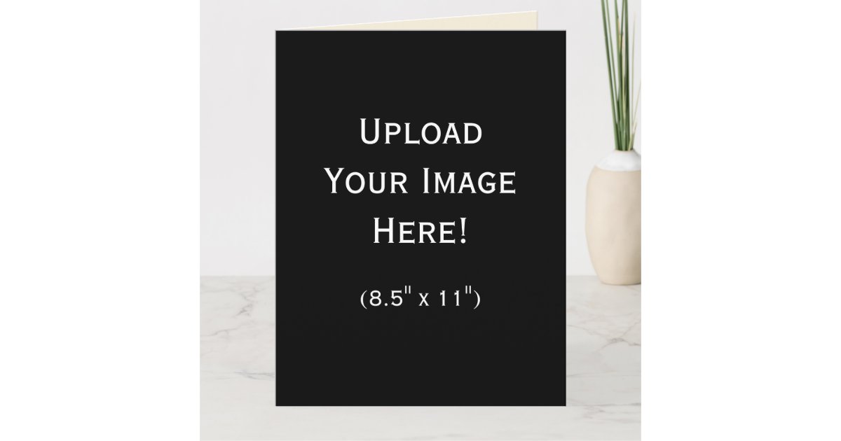 Create-Your-Own Photo Upload Greeting Card (Large ...