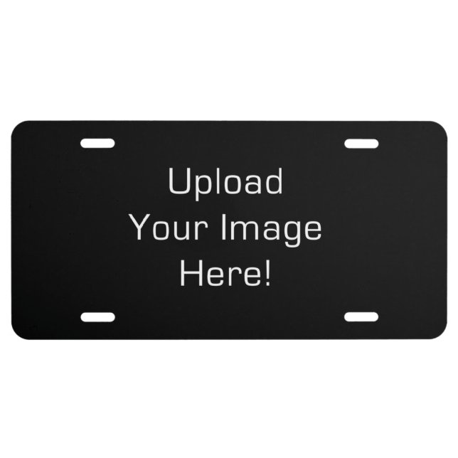 Create-Your-Own Photo Upload License Plate (Front)