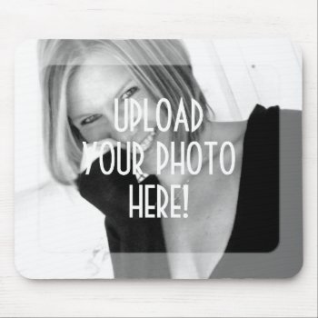 Create-your-own Photo Upload Mousepad by StyledbySeb at Zazzle