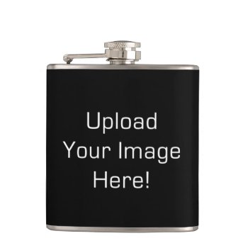 Create-your-own Photo Upload Stainless Steel Flask by StyledbySeb at Zazzle