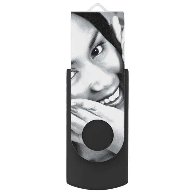 Create-Your-Own Photo Upload Thumbdrive USB Flash Drive (Front Vertical)