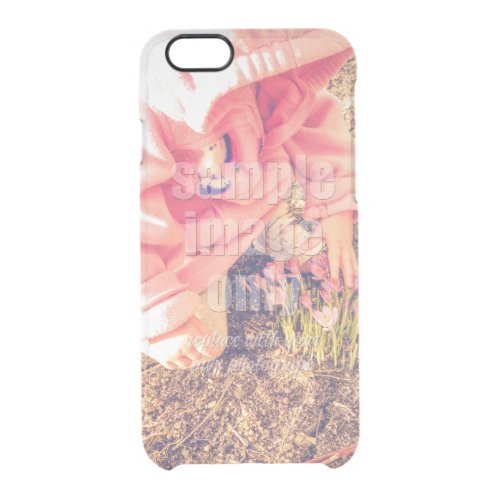 Create Your Own Photo _ Vertical Clear iPhone 66S Case