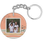 Create Your Own Photo Watercolor Boho Keychain