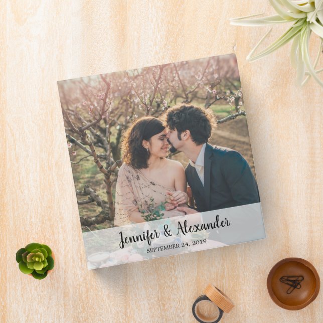 Create your own photo wedding album 3 ring binder (In Situ)