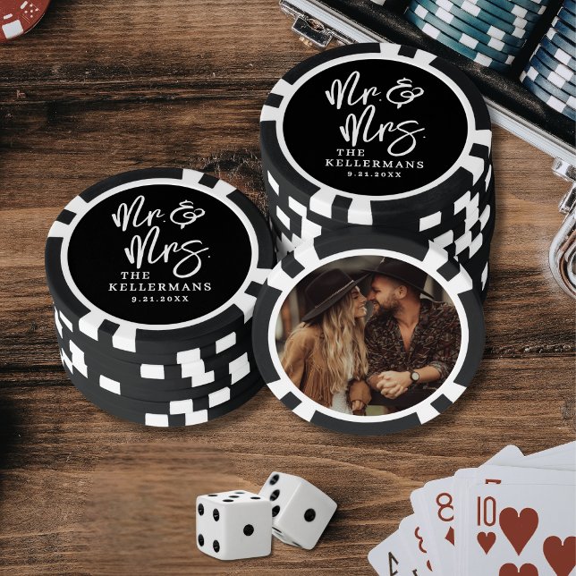 Create Your Own Photo Wedding Poker Chips (Create Your Own Photo Wedding Poker Chips)