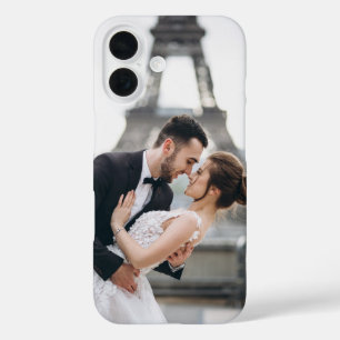Create Your Own Photo Wedding Romantic Love iPhone 16 Case
