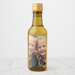 Create your own photo Wine Bottle label